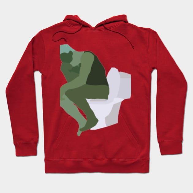 The Thinker Hoodie by  Iain the human